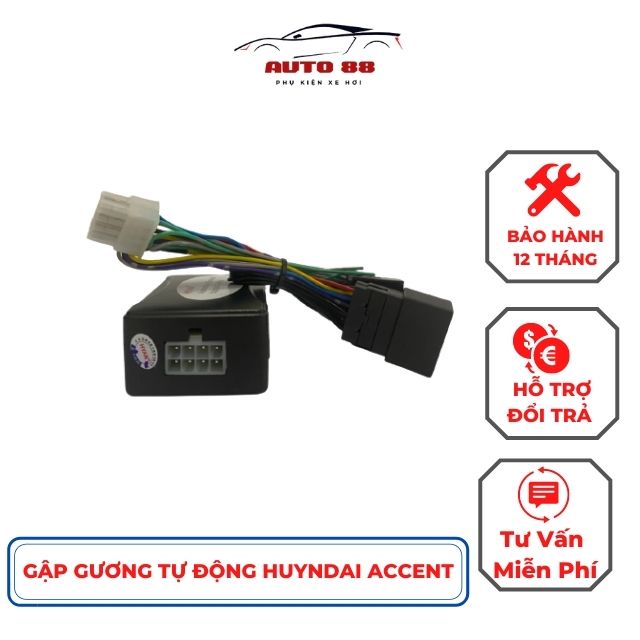 Tự động gập gương Hyundai Accent 2018-2022 Auto88.Officialstore dành cho xe đã có gương điện, có kỹ thuật hỗ trợ lắp đặt