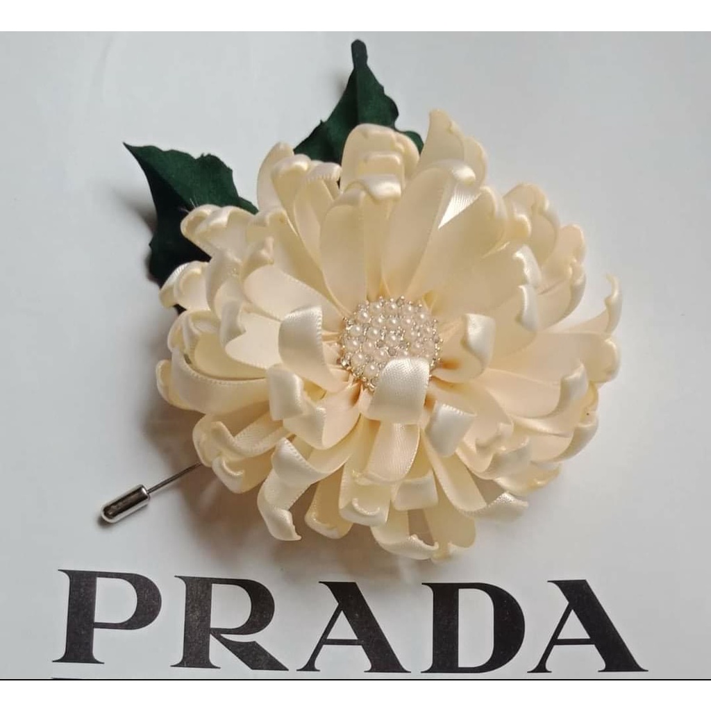 HOA CÀI ÁO DÀI HANDMADE cao cấp