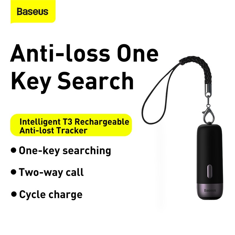 Baseus Intelligent Rechargeable Anti-Lost Tracker Wireless Smart Tracker Key Finder Child Bag Wallet Finder Anti Lost Alarm Tag