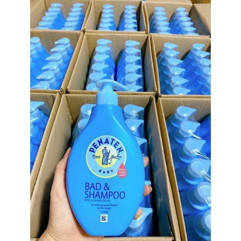Sữa tắm gội chống cảm cúm Penaten Đức cho bé 2in1