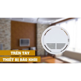 Thiết bị báo khói báo cháy không dây trong nhà giá đã sale