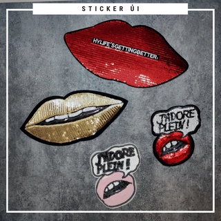 Sticker ủi áo Cao cấp - CÓ SẴN KEO ỦI - sticker vải dùng làm miếng vá áo, phụ kiện trang trí quần áo, balo, giày, nón