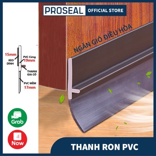 Ron Chặn Khe Cửa Đa Năng Dài 1 Mét PROSEAL, Thanh Dán Cửa, Miếng PVC Chặn Đi Hơi Máy Lạnh, Chống Bụi