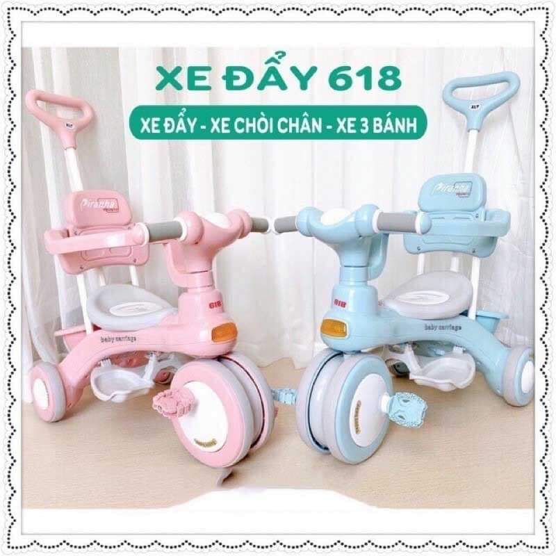 xe đạp 3 bánh có cần đẩy phát nhạc