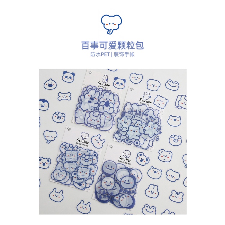 Miếng dán sticker PET Pepsi dễ thương, trong sáng