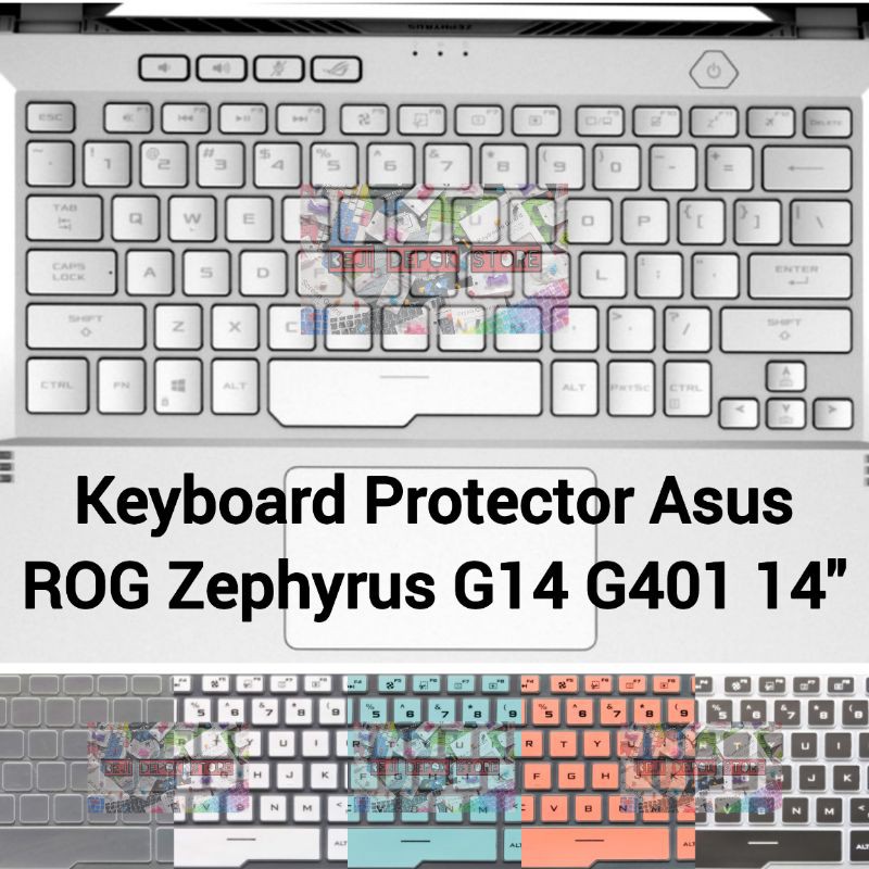 Miếng Dán Bàn Phím Asus Rog Zephyrus G14 G401 14 Inch