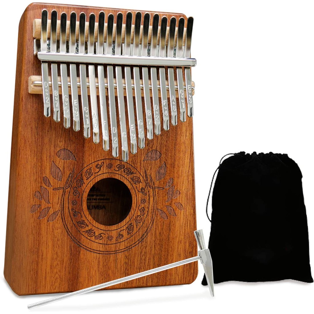 Đàn kalimba Tonic Gỗ Tử Đàn - Ấn Độ 17 phím hộp cộng hưởng âm vang to TONIC-M17003S Hàng chính hãng