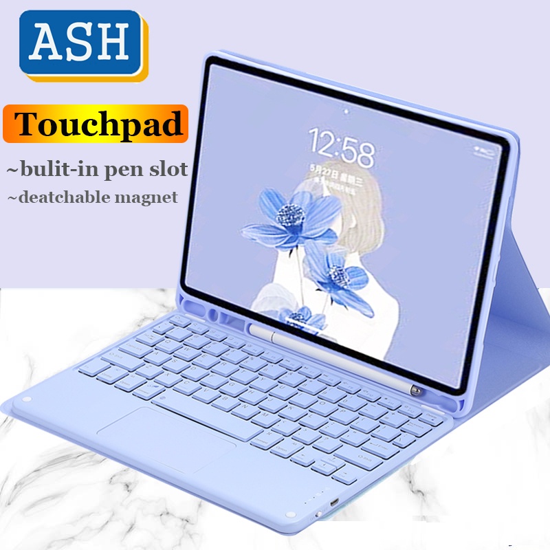 Bao Da Máy Tính Bảng Có Bàn Phím Không Dây Cho iPad Air 5 Air 2022 10.9 inch iPad Air 4 3 2 1 Pro 11 10.5 9.7 2018 6th 5 10.2 9th 8th 7th Ốp