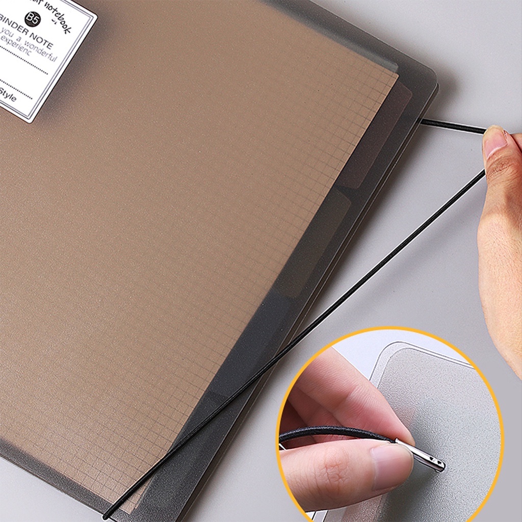[Mã LIFE0803ALL giảm 10% đơn 0K] Bìa trong suốt / Giấy bên trong khổ A4/B5/A5 dùng để ghi chú