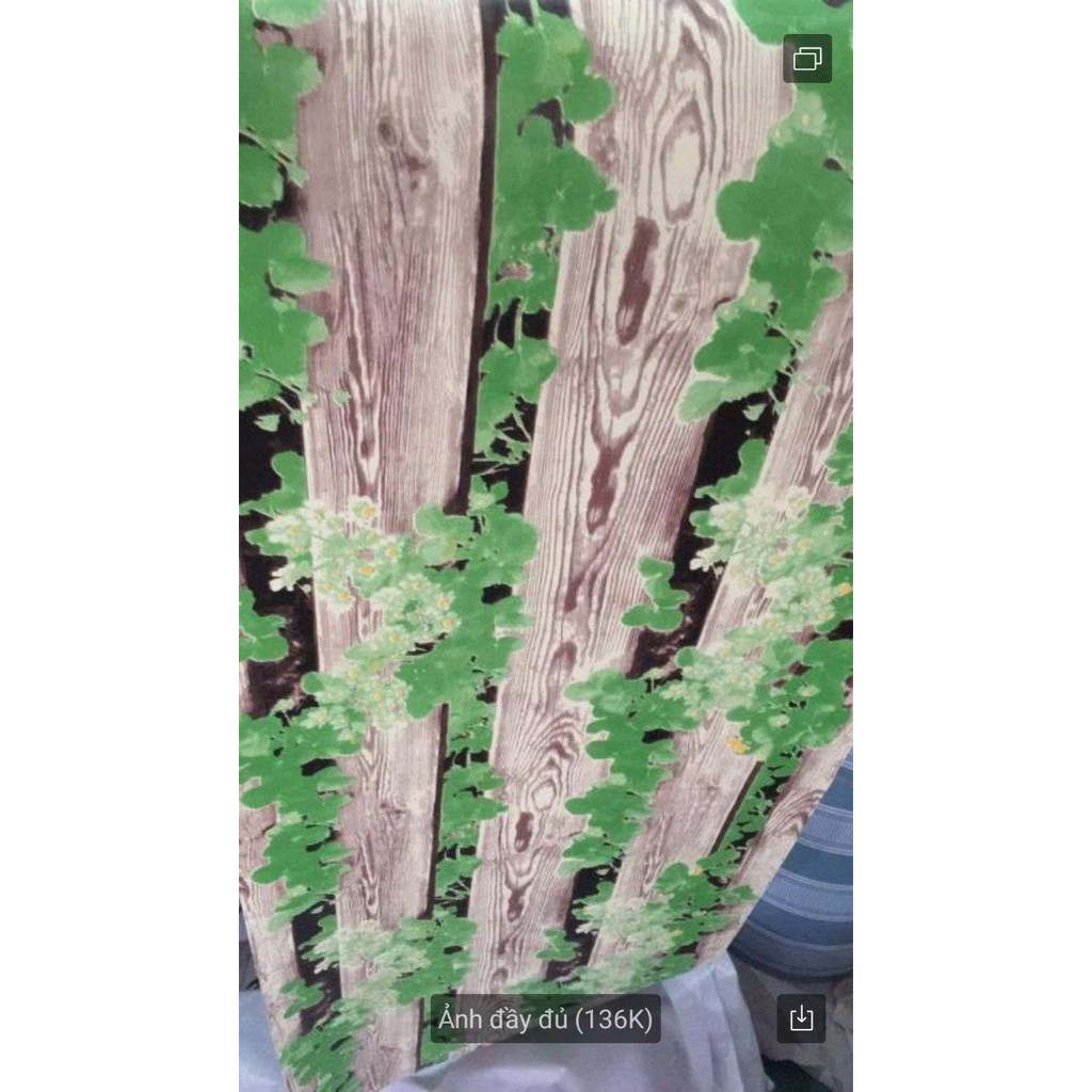 HOT decal giấy dán tường HÀNG RÀO LÁ khổ 45cm keo sẵn