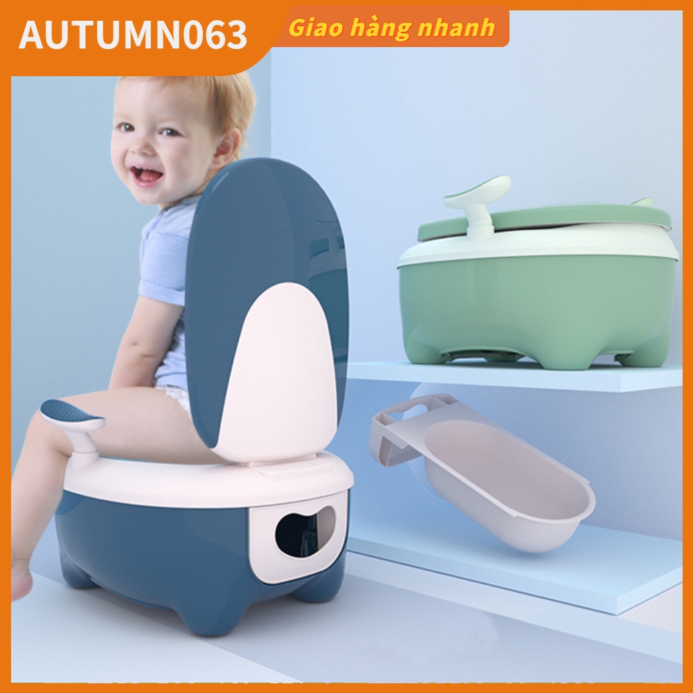 Ghế tập cho bé ngồi bô Trẻ em thoải mái vệ sinh trai gái mới biết đi Autumn063