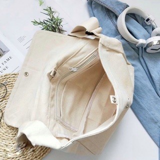 [B01] Túi đeo chéo BASIC vải canvas (Có sẵn/ảnh thật)