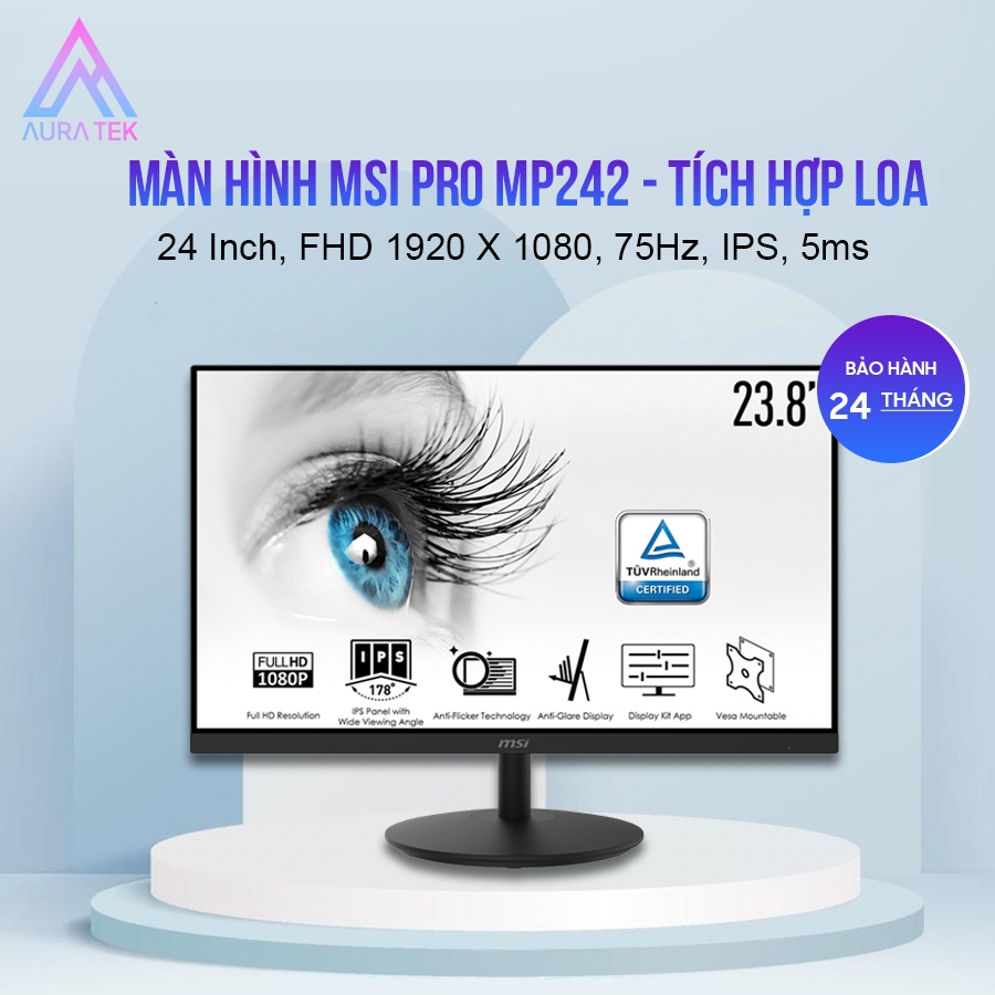 Màn hình MSI Pro MP242 Màn hình IPS chính hãng