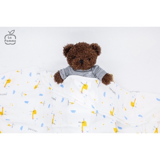 K003 Khăn đa năng sợi tre lụa (120x120) La Pomme