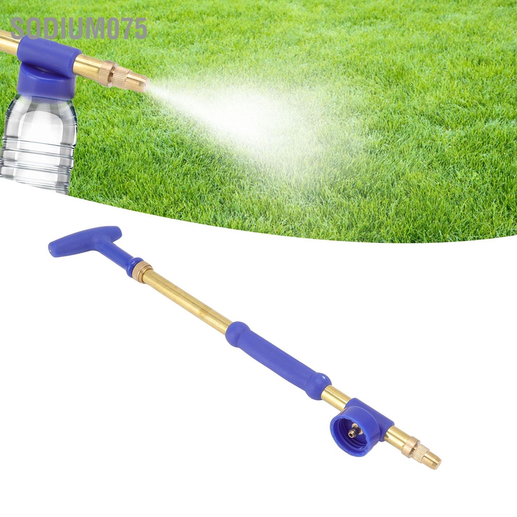 Có thể bán buôn  Vườn uống chai bằng tay Máy phun nhựa Đồng 36,5mm cầm tay đẩy kéo đầu đơn phun nguyên tử hóa cho sân trong Sodium075  Hàng giao ngay