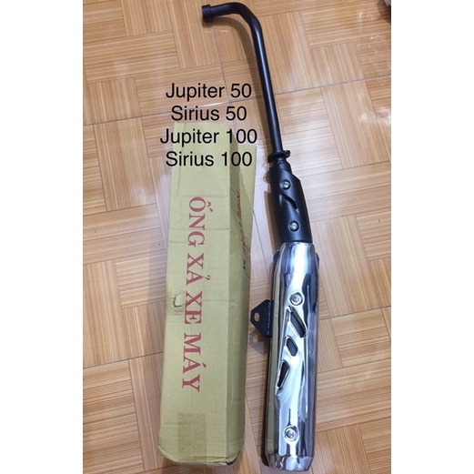 Ống Xả Super Dày Đẹp Xe Zupiter 50, Sirius 50, Jupiter 100, Sirus 100