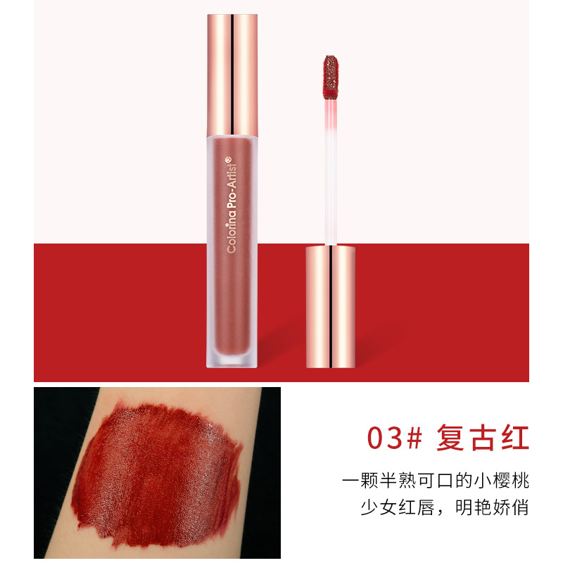 (Hàng Mới Về) Son Môi Lì Thiết Kế Vỏ Màu Vàng Đồng Độc Đáo | BigBuy360 - bigbuy360.vn