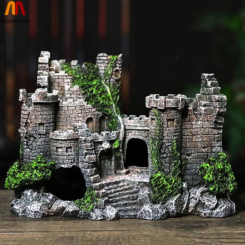 Đồ Trang Trí Hồ Cá Hình Lâu Đài