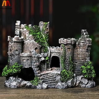 Đồ trang trí hồ cá hình lâu đài