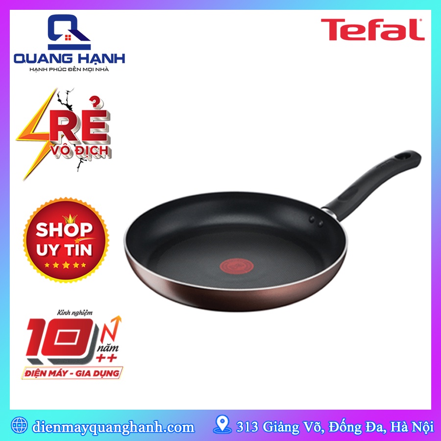 Chảo chiên Tefal Day By Day G1430605 28cm [Hàng chính hãng] Thương hiệu Pháp - Chống dính Titanium bền bỉ và an toàn