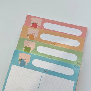GIẤY NOTE Ô GẤU NÂU