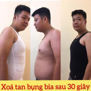 Áo gen nam định hình body - Đồ lót giảm béo bụng - Áo lót ba lỗ thể thao ôm body cho cơ bụng săn chắc