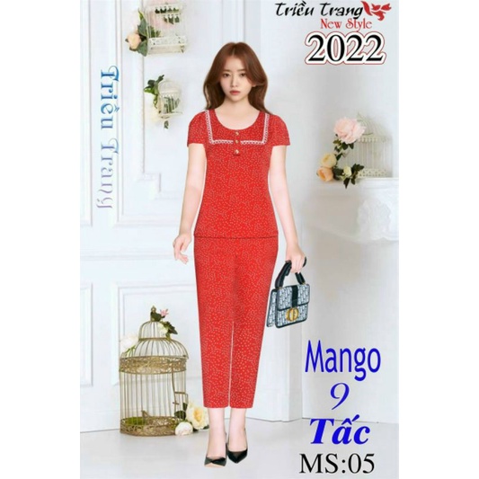 Mango hoa nhí 9 tất màu ngẫu nhiên