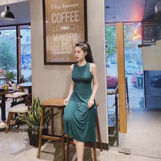 Đầm ba lô thun lạnh hàng Quảng Châu