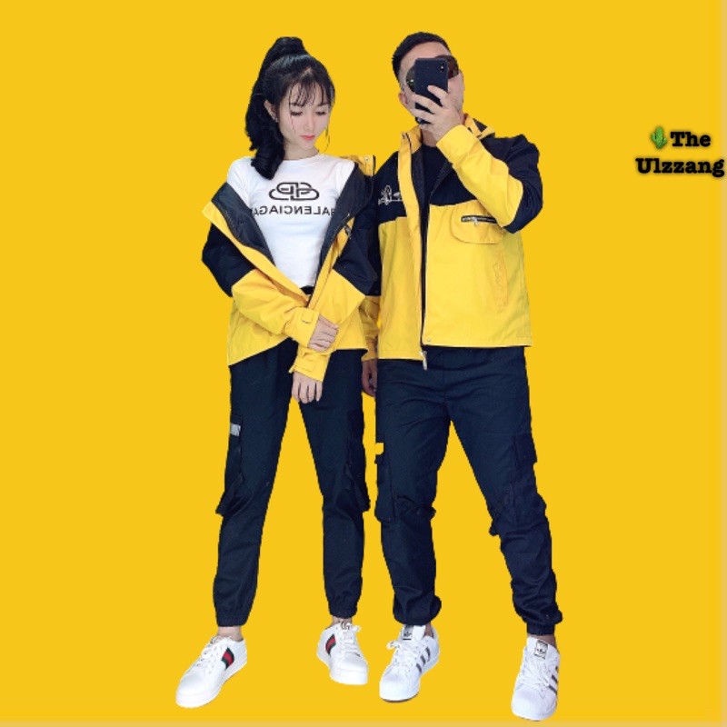 🌵 𝐓𝐡𝐞𝐔𝐥𝐳𝐳𝐚𝐧𝐠 🌵 001 Áo Khoác Kaki Bomber Jacket (2 Lớp) - (Video, Hình Thật)