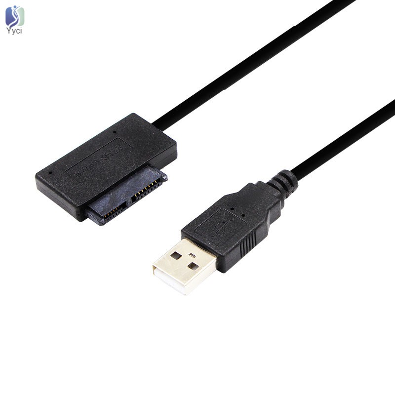 Dây cáp chuyển đổi cổng 7+6 13Pin Slim SATA sang USB tiện dụng cho ổ cứng