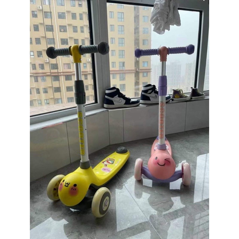 Xe Trượt Scooter Cute Có Ghế 3 in 1 Mẫu 801/802 Mới Nhất 2021