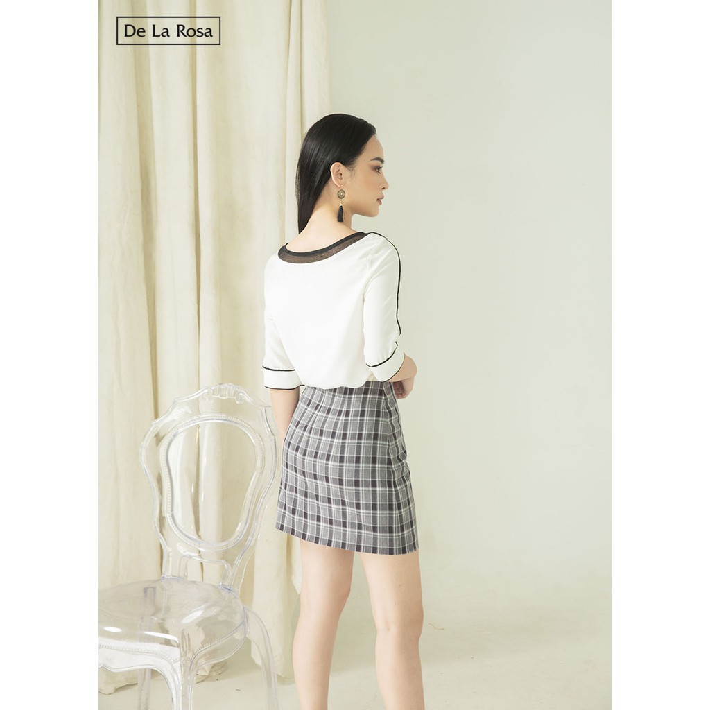 Chân váy caro basic chữ A công sở - De La Rosa | BigBuy360 - bigbuy360.vn