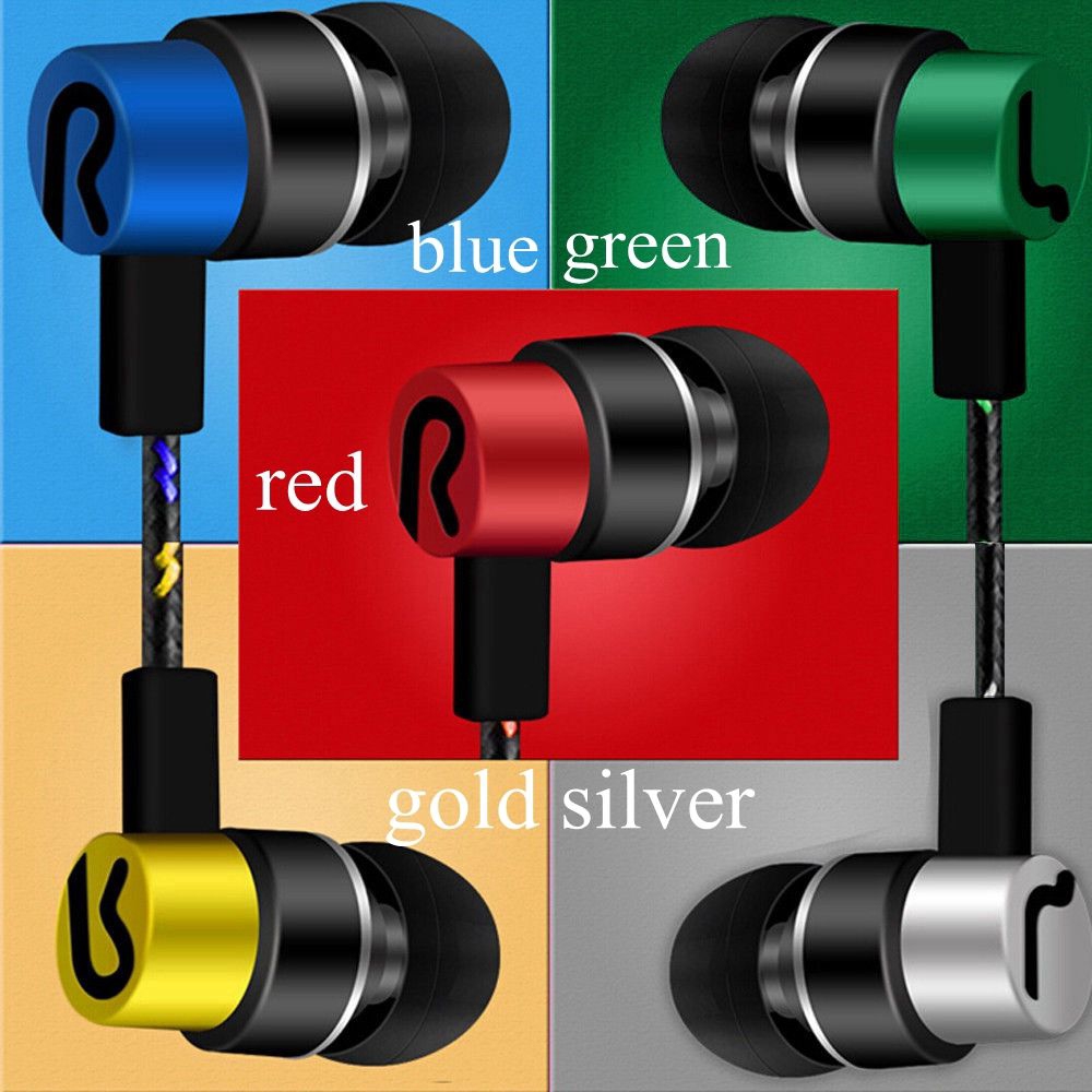 WATTLE 3.5mm Portable Mobile Phone Earpiece Wired Bass In-Ear Earphone