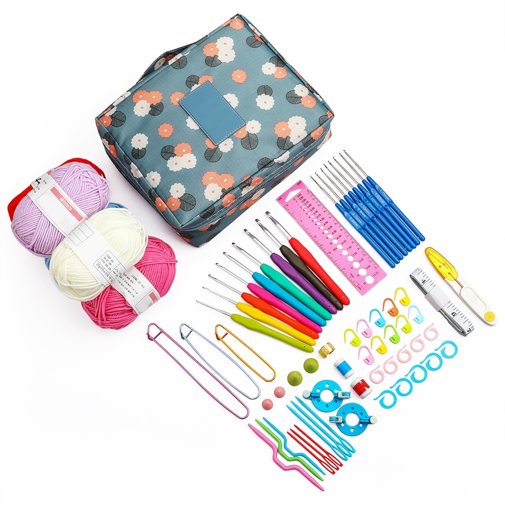 Bộ móc đan len bằng vải oxford 600D tiện dụng