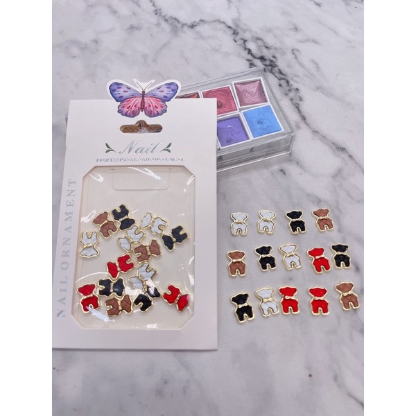 Set charm nail phụ kiện cao cấp gắn móng