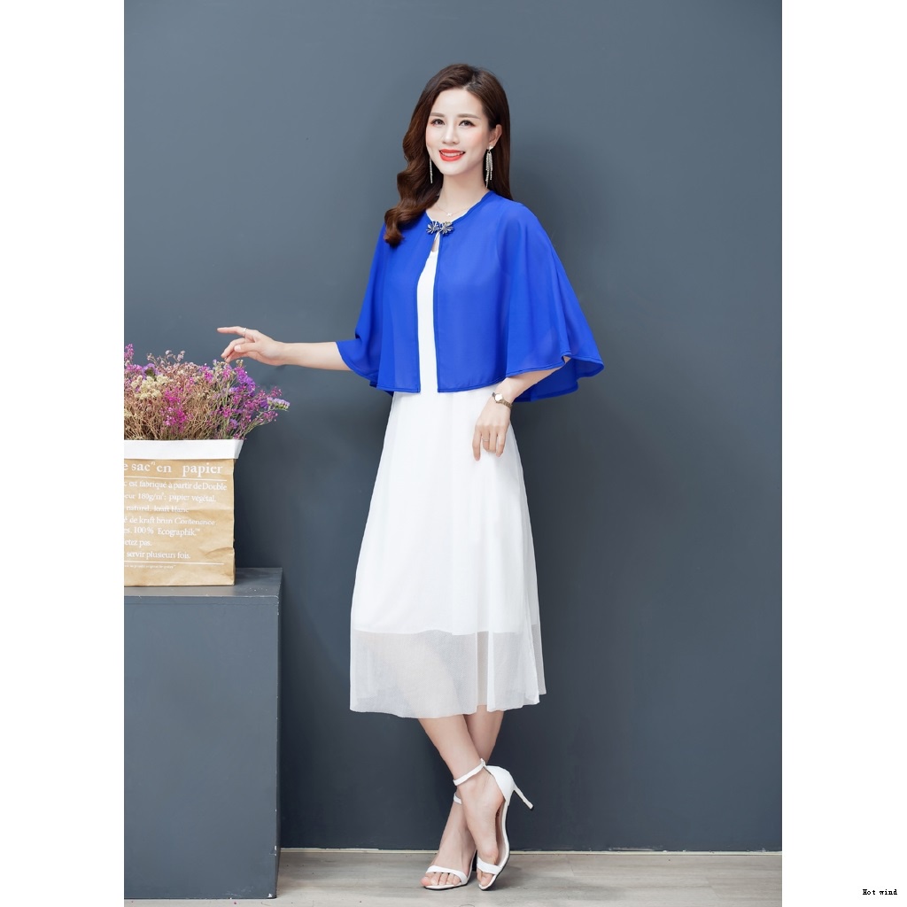 Áo Khoác Voan Ngắn Màu Đen Dễ Phối Đồ Hợp Thời Trang Hè 2020 Cho Nữ | BigBuy360 - bigbuy360.vn