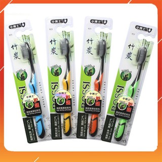 Bàn chải đánh răng bossi 921 - bàn chải than tre than hoạt tính