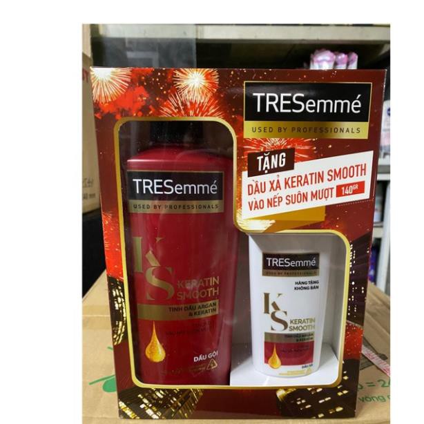 Dầu gội TRESemme 650 màu đỏ tặng kèm tiếp 140 g