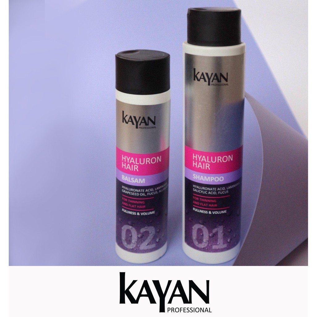 Dầu xả KAYAN Hyaluron Hair dành cho tóc mỏng và sợi mảnh 250ml