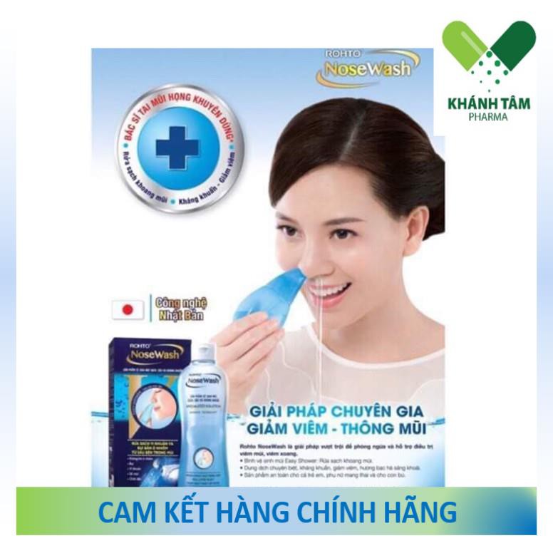 ! Bộ vệ sinh mũi Rohto NoseWash 400ml / Miniset 150ml [Nose wash, mini set]