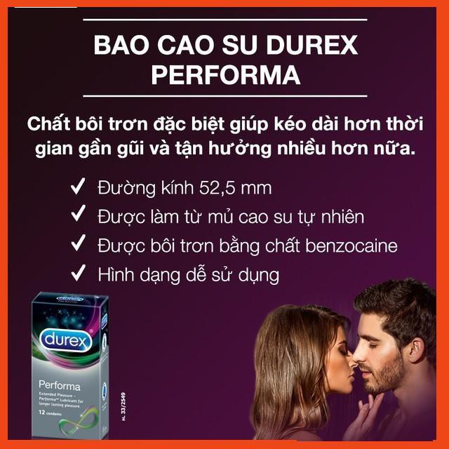 12 Bao cao su Durex Performa