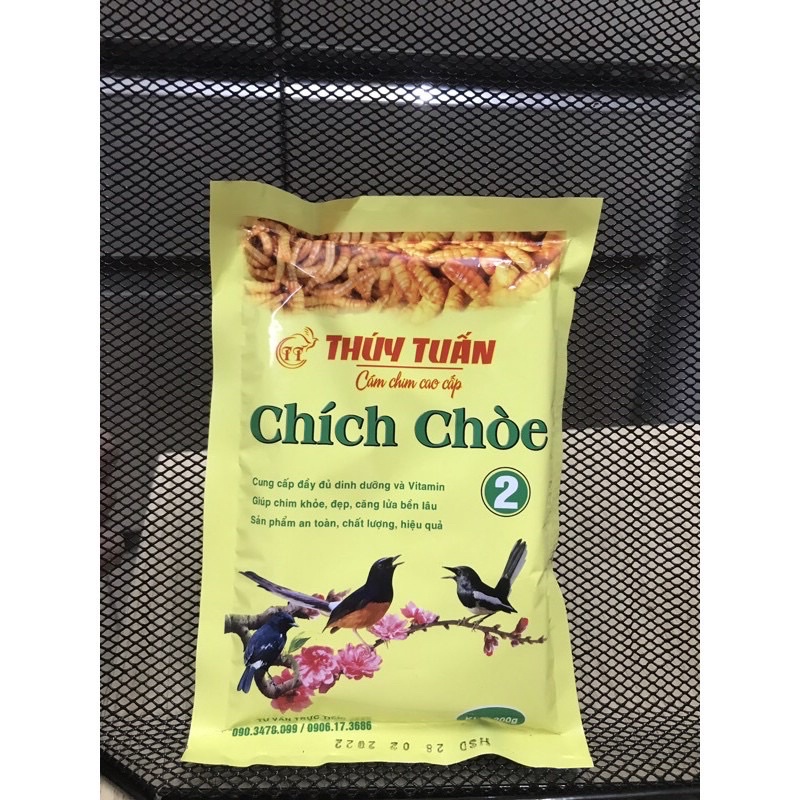 Cám chim chích chòe Thúy Tuấn số 2 cao cấp 200 gram - Cám chích chòe Thúy Tuấn giá rẻ