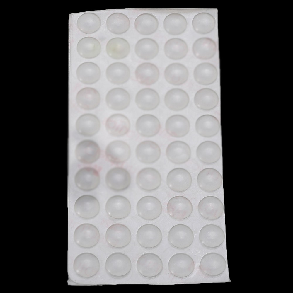 Set 50/64/80/100 Miếng Chặn Cửa Chống Va Chạm Bằng Silicon Trong Suốt Chống Va Đập