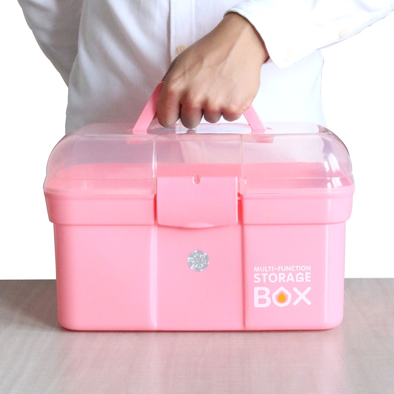 Youyo Hộp Đựng Đinh Tán Hai Tầng Có Nắp Đậy Tiện Dụng Cho Gia Đình