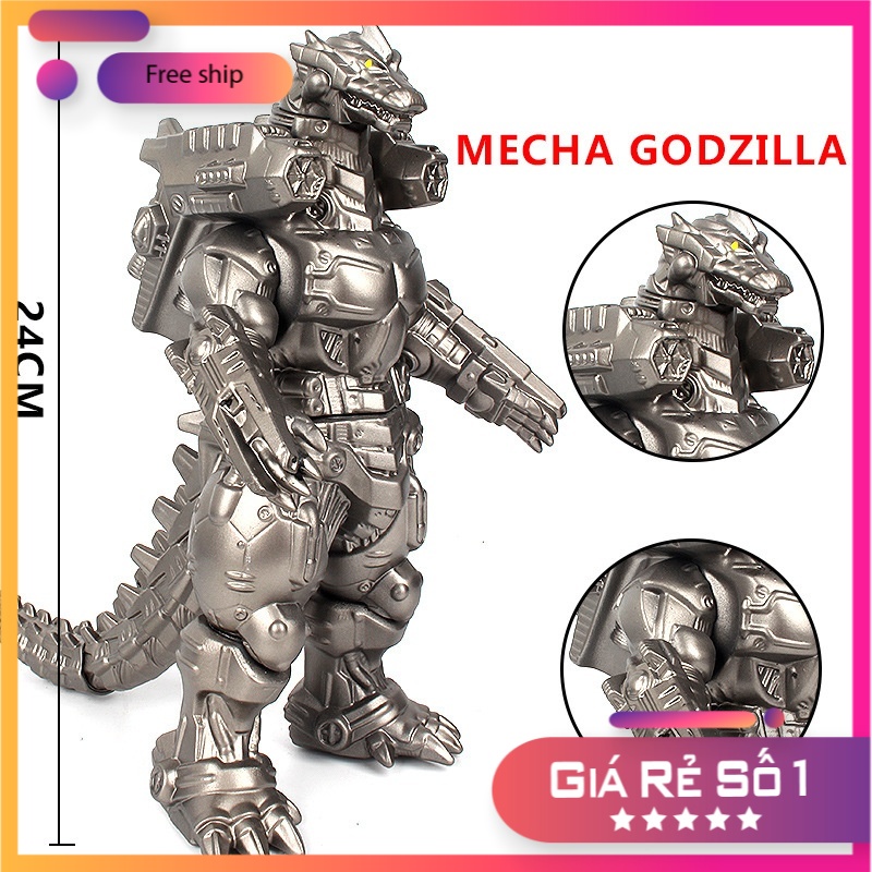 Mô hình Quái vật Mecha Godzilla 2002 cao 24 cm  [JP Anime ]