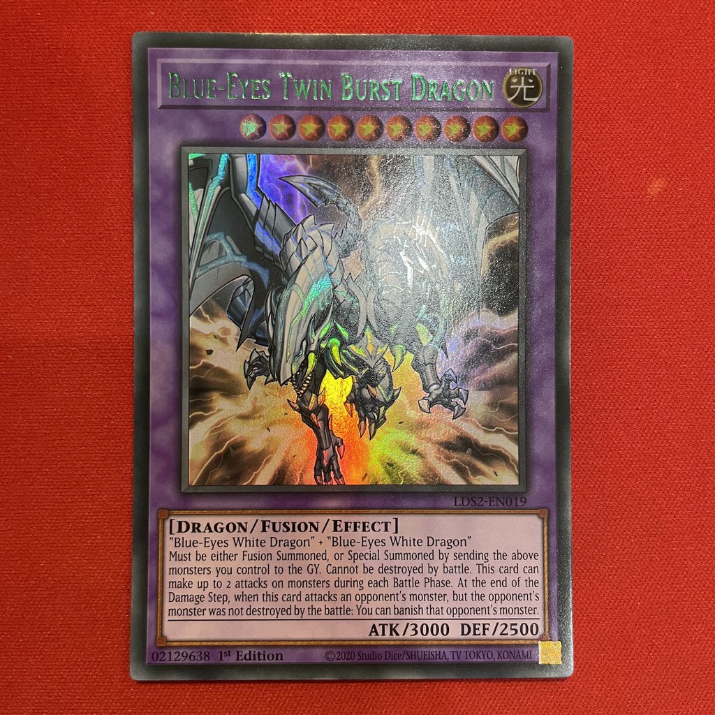 EN]Thẻ Bài Yugioh Chính Hãng] Blue-Eyes Twin Burst Dragon