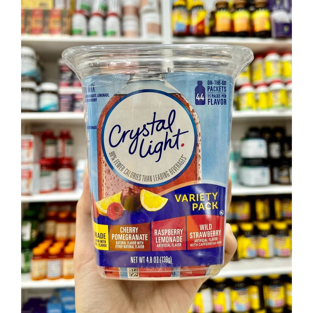 44 gói Crystal Light Bột Pha Nước Trái Cây, Mỹ