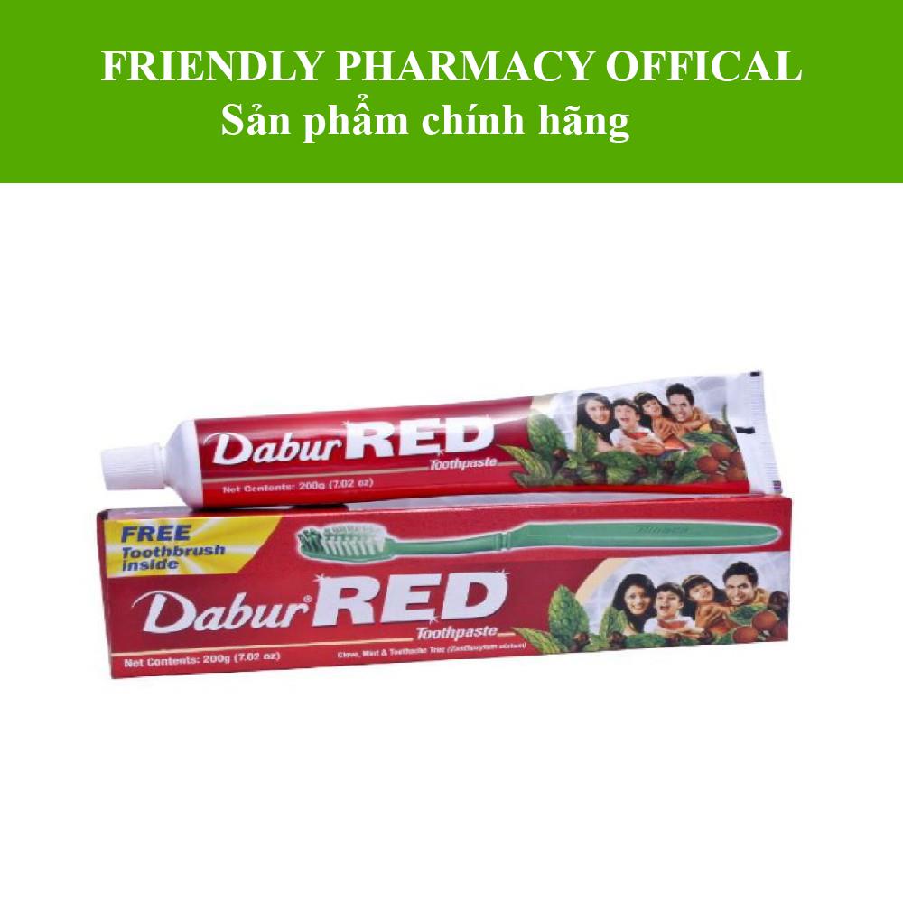 Kem đánh răng Dabur Red Toothpaste – Giúp kháng khuẩn, khử mùi hôi miệng 100g