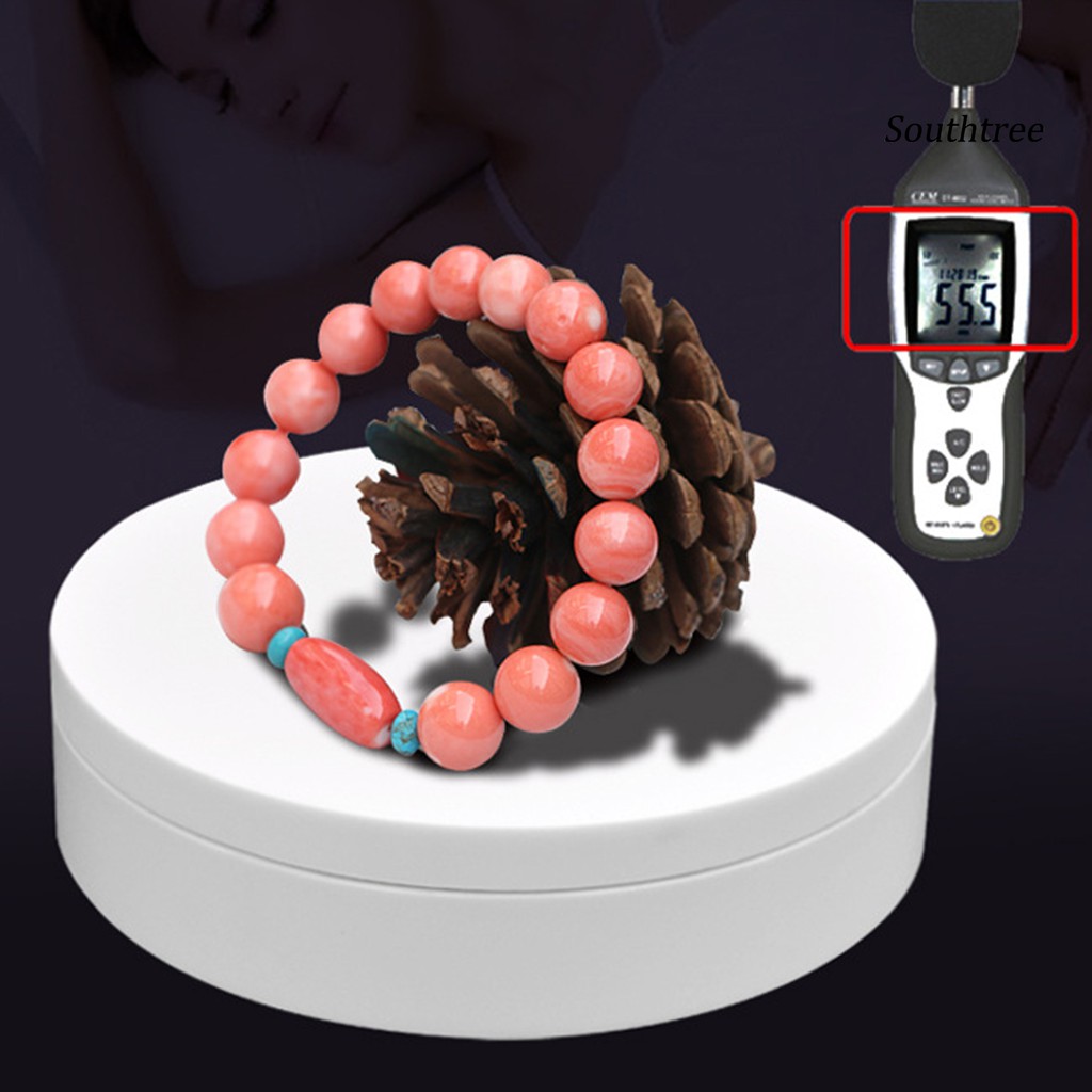 (Hàng Mới Về) Bàn Xoay 360 Độ Điều Chỉnh Được Pin Usb / Pin 138mm Cho Trang Sức