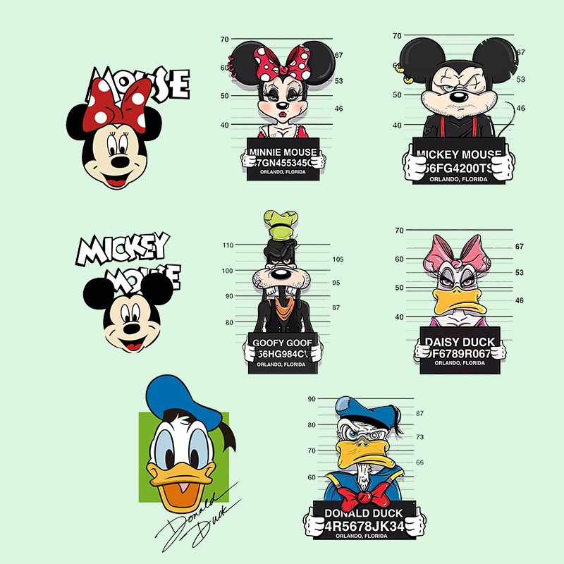 Miếng Dán Ủi Quần Áo Hình Chuột Mickey Dễ Thương